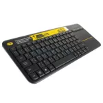 LOGITECH คีย์บอร์ด USB Wireless Touch Keyboard LG-K400 Plus Black