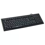 MD-TECH USB Keyboard (KB-16) Black/Green