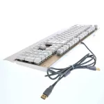 OKER USB Keyboard คีย์บอร์ด Mechanical (K-95) White/Gold