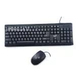 Marvo Primaxx KM-511 Waterproof Keyboard+Mouse USB  (สีดำ)