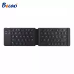 Becao Light-Handy English Bluetooth Foldable Keyboard, คีย์บอร์ดไร้สายแบบพับได้สำหรับ iOS / Android / Windows iPad Tablet Phone