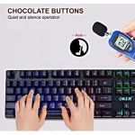 OKER KM-6120 Keyboard & Mouse Combo Set ชุดคีย์บอร์ด+เมาส์ ไฟทะลุตัวอักษรไทย