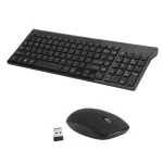 2.4g Wireless Keyboard And Mouse Comb Full Size Usb Keyboard Mouse Combo Set For Notebook Lap Desk Pc