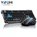 Vouni keyboard and wireless mouse, Home Office Game Wireless Keyboard Mouse Set E2920Y