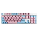 FEKER 111 Keys Pinkblue Matching Keycap OEM Profile Abs Backlit Transparent PBT Keycaps for Mechanical Keyboard