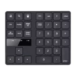 2.4ghz Wireless Portable Multifunctional 35-Key Charging Numeric Keyboard Wireless Numeric Keyboard Rechargeable Digital Keypad