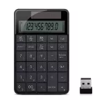 Mini 2.4g Wireless Keyboard Calculator Computer Pc Numeric Keypad 2 In 1 Smart Usb Solar Calculator Wireless Keyboards