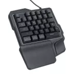 One-Handed Gaming Keyboard Mechanical Ergonomic Game Keypad 35keys Led Backlit Mobile Phone Ergonomic Keyboard