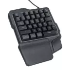 One-Handd Gaming Keyboard Mechanical Ergonomic Game Keypad 35KEYS LED Backlit Mobile Phone Ergonomic Keyboard