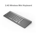 Usb Keyboard Wireless Mini Keypad With Number Touchpad 2.4g Ultra Thin English 59 Keys For Lap Desk Notebook Pc Smart Tv