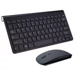 Xukinroy 2.4g Wireless Keyboard And Mouse Mini Multimedia Keyboard Mouse Combo Set For Notebook Lap Mac Desk Pc Tv Office