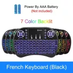 Normal Backlit i8 Air Mouse Mini Wireless Keyboard Russian/English/French/Spanish for Android TV Box/Mini PC/LAP