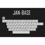 KPREPUBLIC 139 Japanse Root Japan Black Font Language Cherry Profile Dye Sub Keycap PBT for GH60 XD84 COSPAD TADA68 87 104