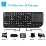 Mini 2.4g Rf Wireless Keyboard Spanish French Russian English Keyboard Backlight Touchpad Mouse For Pc Notebook Smart Tv Box