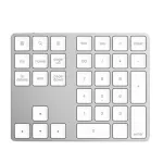 Bluetooth 3.0 Wireless Numeric Keypad 34 Keys Digital Keyboard For Accounting Teller Windows Ios Mac Os Android Pc Tablet Lap