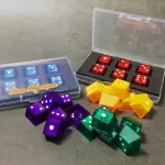 6PCS DIY BACKLIT ABS Keycaps Dice 123456 Red Yellow Blue Green Purple Backlight Cap for CHERRY SWACCH MCHANICALLOARD OEM