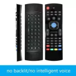 Mx3 Wireless Keyboard For X96 H96 T3 Smart Remote Control 2.4g Rf Backlit Air Mouse With Voice Mic For Android Tv Box