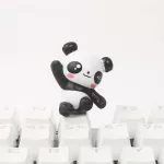 R4 Esc Key Caps Naughty Panda Key Cap Game Pbt Keycaps For Mechanical Keyboard Lovely Pink 3d Cartoon Anime Kawaii Keycap Single