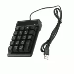 Basix Mechanical Keyboard Numeric Usb Wired 19 Keys Mini Numpad Keyboard Water-Proof Keypad For Lap Desk Keypad