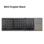 Mini Folding Touch Mouse Keyboard Wireless Bluetooth Keyboard With Touchpad For Laps Tablet Pc Ipad Android Ios Mobile Phones