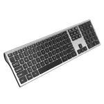 109 Keys Full Size 2.4g Wireless Keyboard Ultra Slim Scissors Switch Keyboard For Windows Mac Os Lap Desk Pc