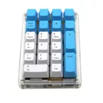 21 Key Ymdk Side-Printed Blank -Printed Thick Pbt Abs Keycap For Mx Switches Mechanical Keyboard Numpad Only Keycap