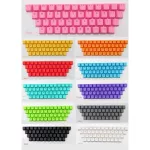 DIY OEM Profile PBT Mechanical Keycaps Colorful Backlit Function Alphabet Number Key Caps for CPS for Keyboard