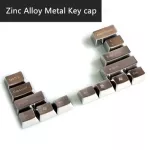 1 Piece Zinc Alloy Metal Keycap Mechanical Keyboard Big Keys Metal Cap Enter Capslock Backspace Shift Alt Tab Keycap