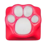 3D Soft Feel Silicone Cute Kitty Paw Artisan Cat Paws Pad Mechanical Keyboard Aluminum Base Keycaps for Mechanical Keyboard