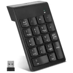 Wireless Numeric Keypad 18 Keys Numpad With 2.4g Mini Usb Receiver Number Pad For Lap Notebook Desk