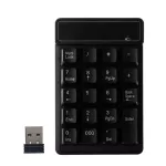 2.4GHz MINI USB Wireless NUMERIC Keypad 19 Keys Numpad Numpad with Receiver for Lap PC Computer Accessories