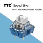 TTC Speed ​​Silver Switch for Anne Pro 2 Mechanical Keyboard Keycaps Gaming Axis MX 3PN Gamer Keyboard Keycaps for GK61 GK64 SK61