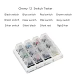 For Cherry Mx Switch 12key Switch Testing Tool Sampler Mechanical Keyboards With Keycap Puller And Switch O Rings