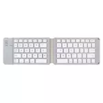 Mini Folding Keyboard Bluetooth Foldable Wireless Keypad with Touchpad Phone Lap As99