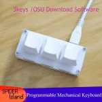 Mechanical Keyboard With Software Osu Keyboard For Windows 3 Key Gaming Keyboard Programming Hot Swap For Shortcut Ps/ Draw