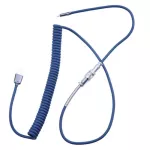 Space Cable Aviator Dark Blue Custom Usb C Port Coiled Cable Wire For Mechanical Keyboard Gh60 Usb Cable Type C Usb