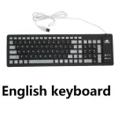English Keyboard Spanish Keyboard 103 Key Compact Usb Soft Silicone Waterproof Keyboard For Pc Lap