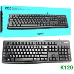 Keyboard USB Logitech model K120 Black