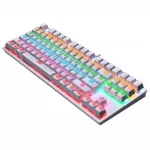 K550 87 Keys USB Wired RGB Backlight Blue Switch Gaming Mechanical Keyboard Gaming Mechanical Keyboard