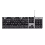 Xiaomi MIIIW Gaming Mechanical Keyboard 600K 104 Keys Red Switch USB Wired 6 Mode White LED Backlights Keyboard For Office Use