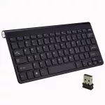 Computer Wireless Keyboard Portable 2.4g Wireless USB Keyboards Rubber Keycaps Mini Ergonomic Noiseless Keyboard for PC Laptop