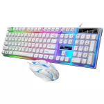 G21B keyboard set and mouse with USB cable, keyboard set and mouse with glow mechanism