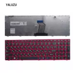 New For Lenovo Ideapad G580 Z580a G585 Z585 G590 Z580 G580a N580 N581 N585 N586 P580 P585 Russian Lap Keyboard Red Ru