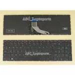 New Us Qwerty Keyboard For Hp Pavilion Gaming 15-Ec 15z-Ec000 15-Ec0001ca 15-Ec0003ca 15-Ec0001nq 15-Ec0003nq Backlit White Side