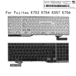 Us Version New Replacement Keyboard For Fujitsu Lifebook E753 E754 E557 E756 Mp-12s76003d85w Lap
