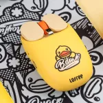 Original Lofree Cute little yellow duck dot circle Bluetooth wireless retro mechanical keyboard Bluetooth Mouse and Calculator