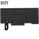 US Keyboard for Thinkpad E480 E490S L480 L480 Yoga T490 T495 L390 Yoga L490 P43S 01YP320 01YP240 01YP480 Used
