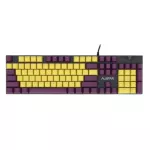 Keyboard (keyboard) NUBWO X33 Alistar [Red Switch] (Purple-Yellow)
