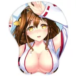 3D mouse pad, chest, cute silicone cushion, two -dimensional cartoon, beauty, sexy wrist sheet