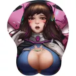 3D silicone mouse pads
